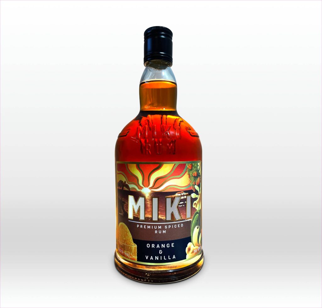 Miki Rum bottle